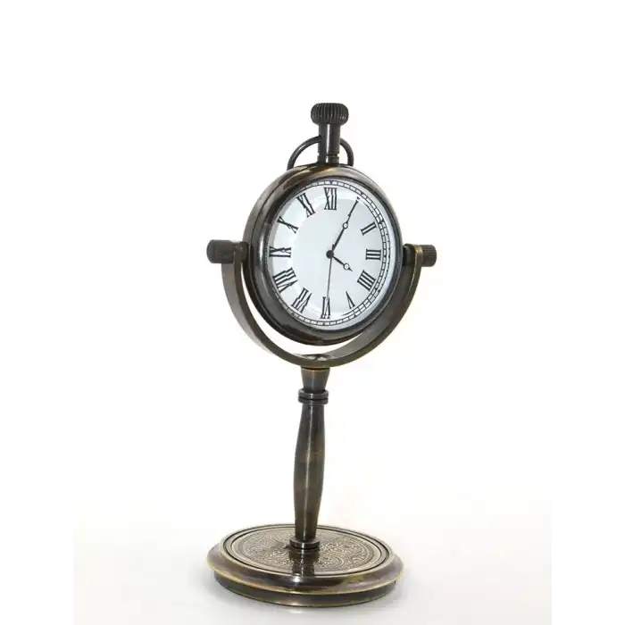 AsilTech Masa Üstü Pirinç Saat Model 1