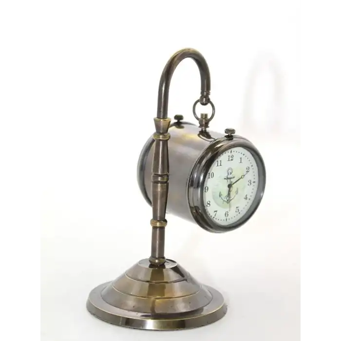 AsilTech Masa Üstü Pirinç Saat Model 8