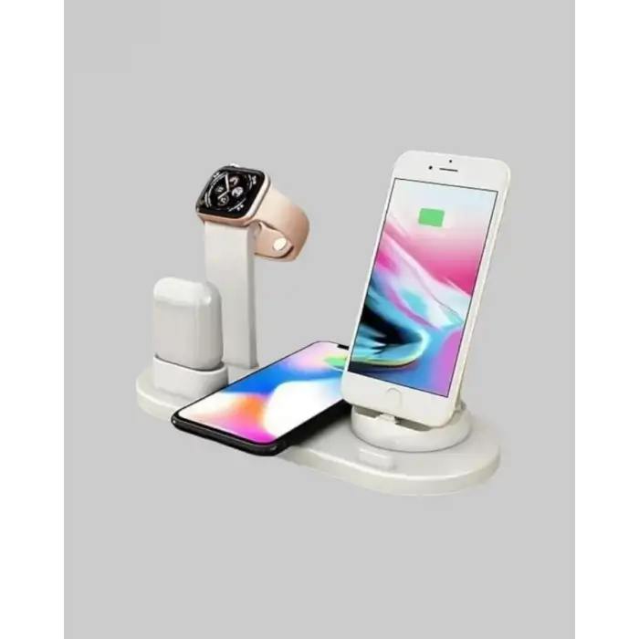 AsilTech Masaüstü Düzenleyici 4’ü 1 Arada Kablosuz Şarj Aksesuarı Yeni Nesil