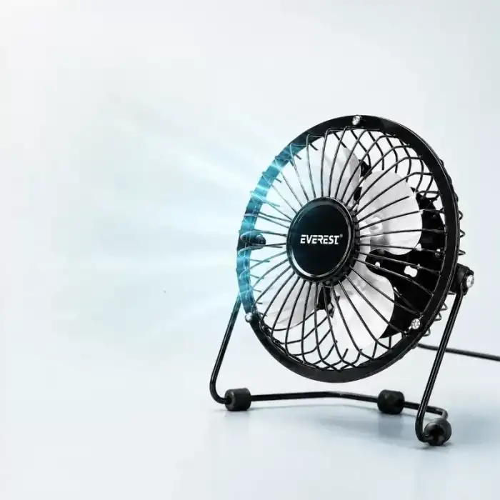 AsilTech Masaüstü Mini USB Fan - Metal Gövdeli - Ultra Sessiz