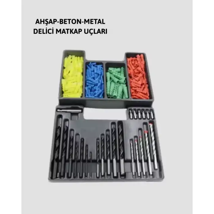 AsilTech Matkap Ucu Seti Organizerli Çok Amaçlı Delme Uçları Yeni Nesil