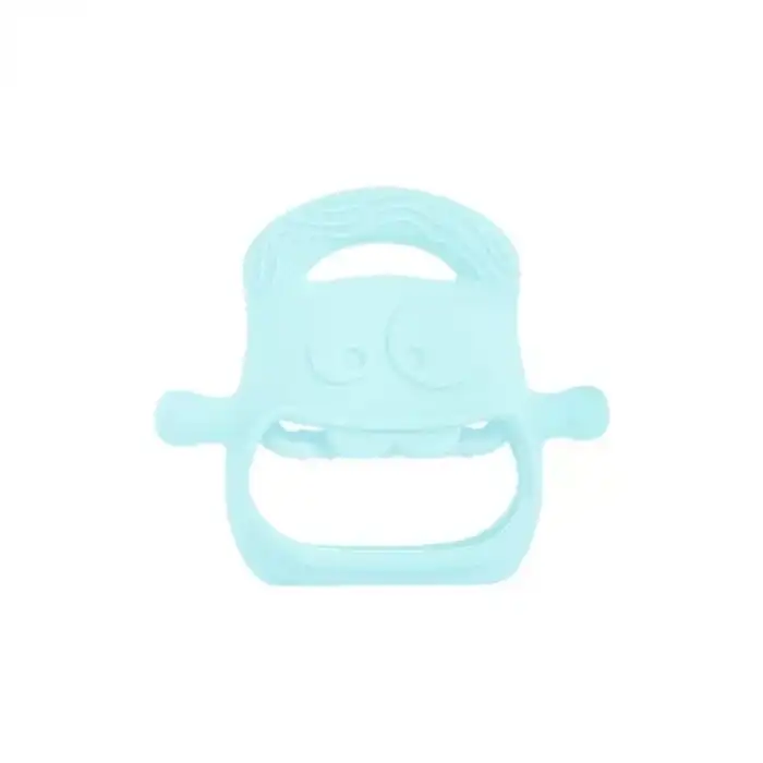 AsilTech Mavi Bebek Silikon Diş Kaşıyıcı