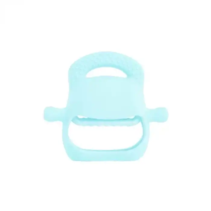 AsilTech Mavi Bebek Silikon Diş Kaşıyıcı