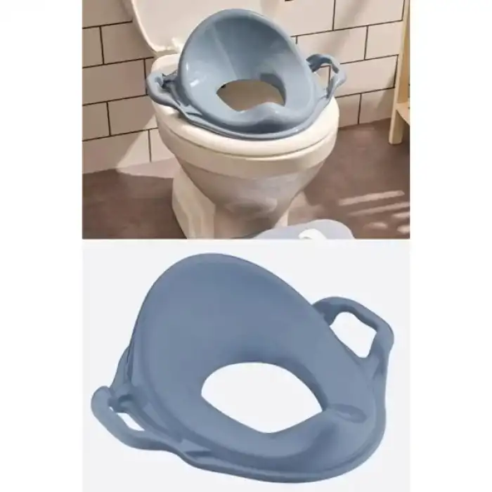 AsilTech Mavi Kulplu Çocuk Klozet Adaptörü