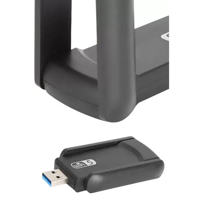AsilTech Mbps Wifi Alıcı Kablosuz Wifi Adaptörü Çift Band Çift Antenli