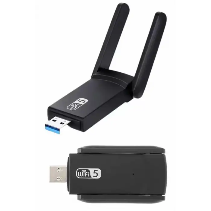 AsilTech Mbps Wifi Alıcı Kablosuz Wifi Adaptörü Çift Band Çift Antenli