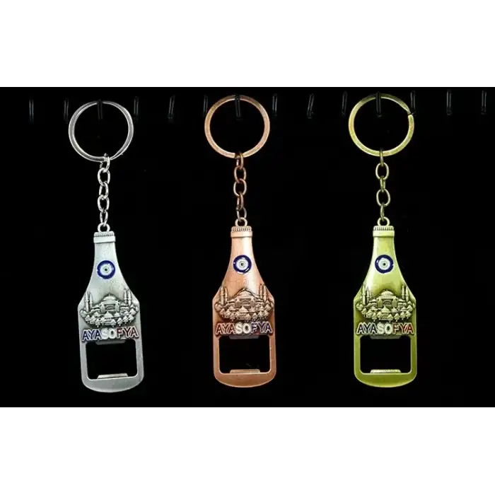 AsilTech Metal Ayasofya Anahtarlık Ve Açacak Model 1