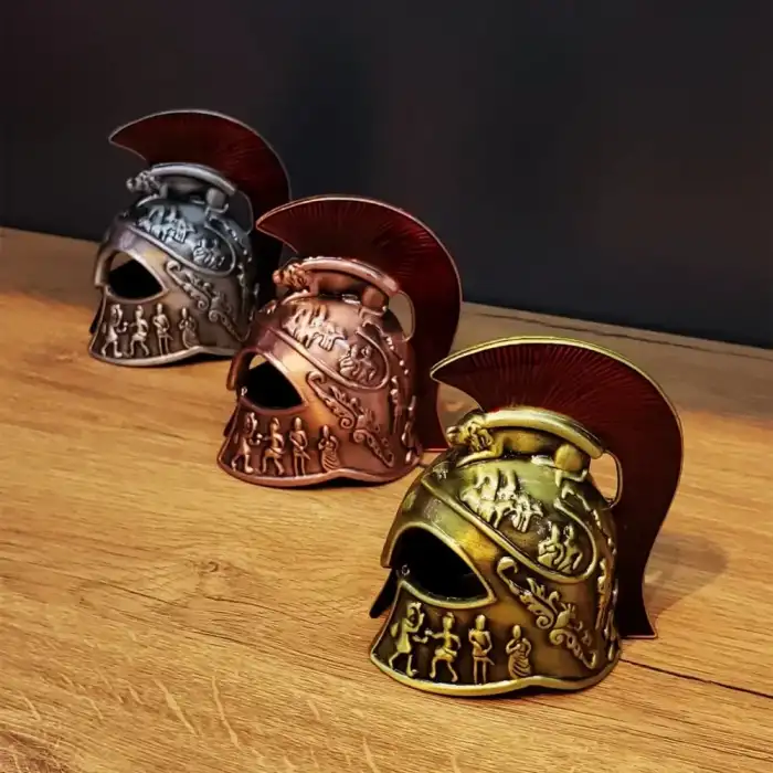 AsilTech Metal Dekoratif Şövalye Miğferi