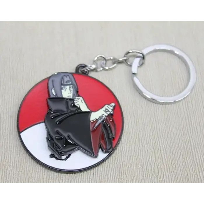 AsilTech Metal Dönen Itachi Uchiha Anahtarlık