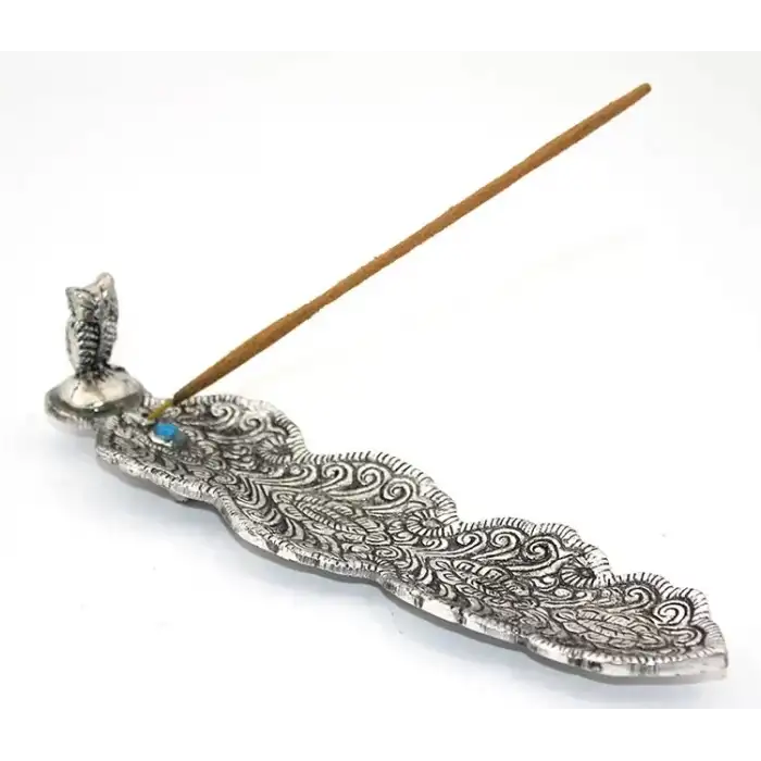AsilTech Metal Kayık Baykuş Tasarımı Tütsülük Model 2