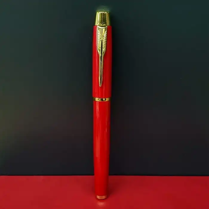 AsilTech Metal Kırmızı Roller Kalem