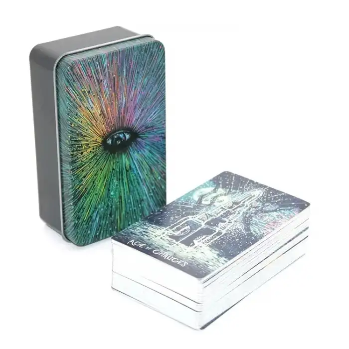 AsilTech Metal Kutulu Tarot Kartı Prisma