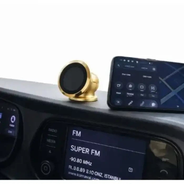 AsilTech Metal Telefon Tutucu Torpidoya Yapışan Mıknatıslı