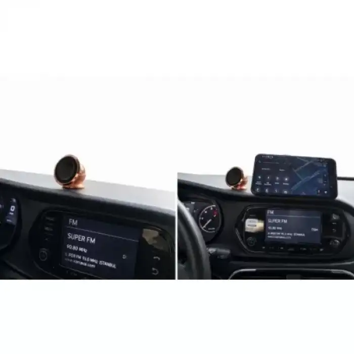 AsilTech Metal Telefon Tutucu Torpidoya Yapışan Mıknatıslı