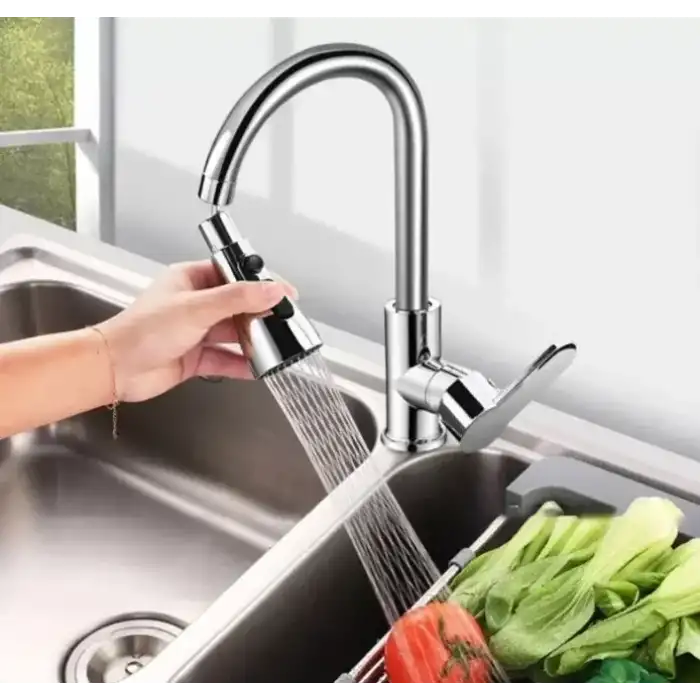 AsilTech Metalik Musluk Başlığı 3 Fonksiyon