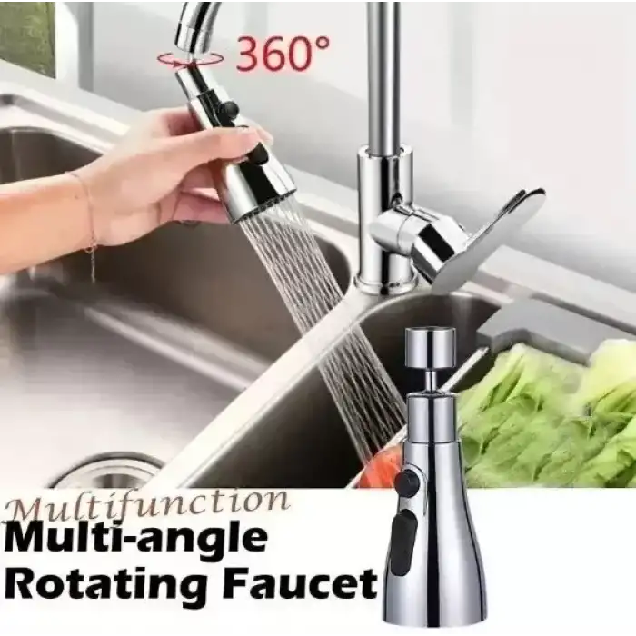 AsilTech Metalik Musluk Başlığı 3 Fonksiyon