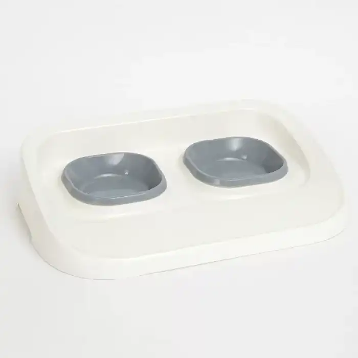 AsilTech Mikopet Gri 2si 1 Arada Mama Ve Su Kabı