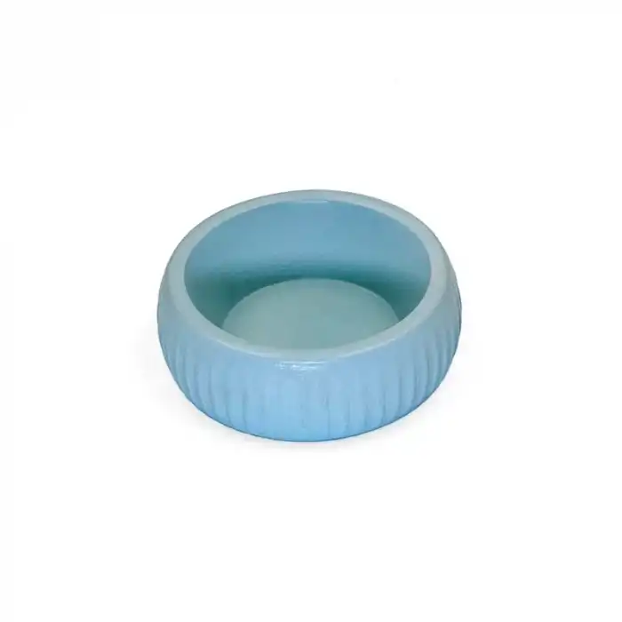 AsilTech Mikopet Organik Seramik Mama Kabı Mavi