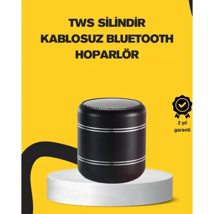 AsilTech Mini Alüminyum Bluetooth Hoparlör Yüksek Bas Performansı