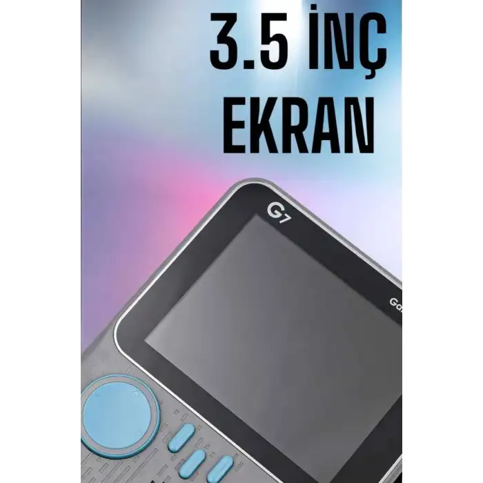 AsilTech Mini Atari El Atarisi 3.5 inç Ekran Çift Konsol 666 Adet Retro Oyun Gameboy El Atarisi