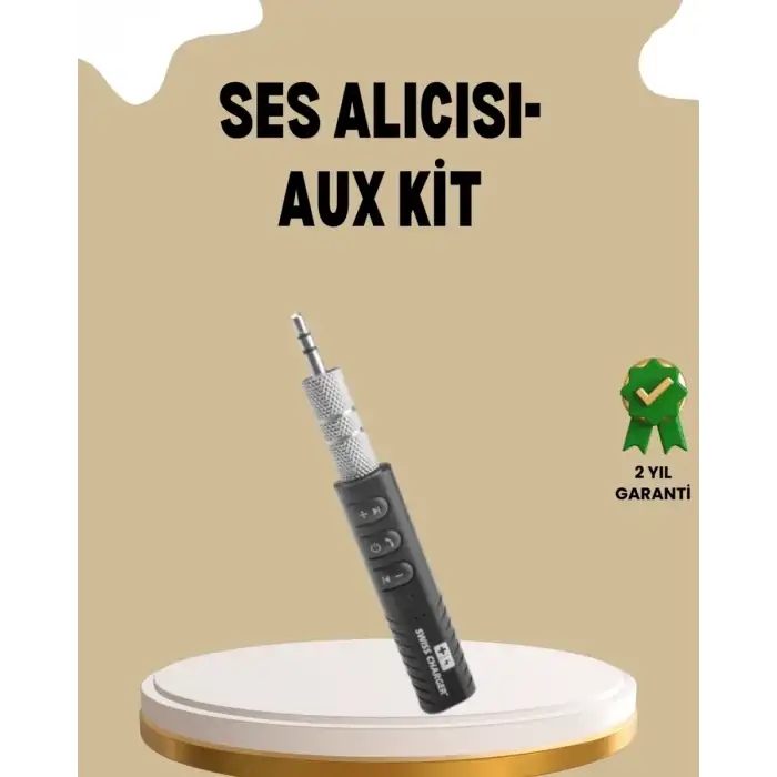 AsilTech Mini Bluetooth Ses Adaptörü – Hoparlör, Araç Radyosu ve Kulaklık İçin