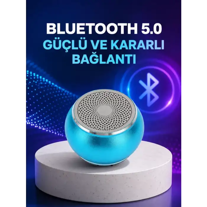 AsilTech Mini Bluetooth Speaker | Uzun Pil Ömrü, Şık ve Hafif Tasarım Yeni Nesil