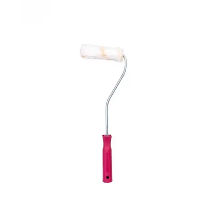AsilTech Mini Boya Fırça Seti 10 Cm Rulo Fırça 6 Adet Yedek Rulo Hediyeli Duvar Boyama Aparatı