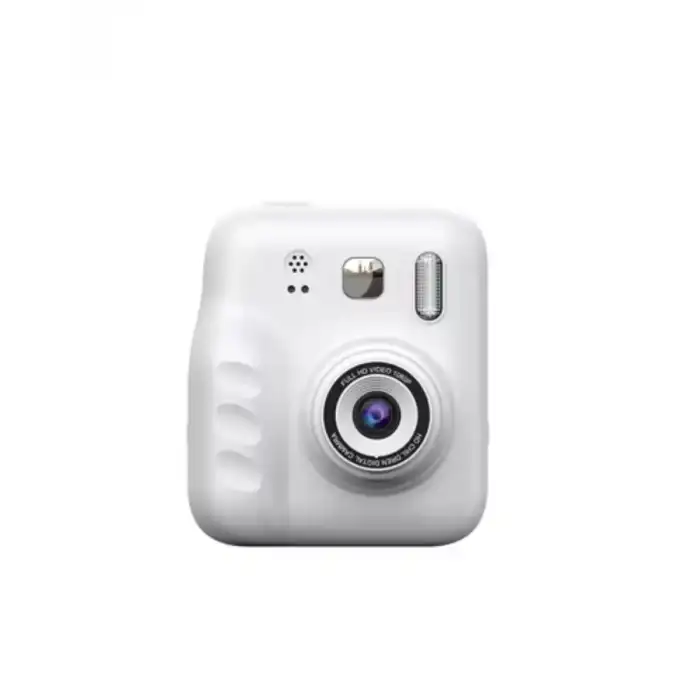 AsilTech Mini Dijital Çocuk Kamerası Anında Baskı 5 Kalem 4 Kağıt Rulo Hediyeli