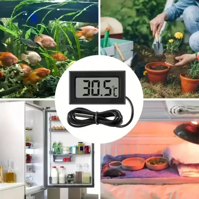 AsilTech Mini Dijital Termometre - Problu - Su Geçirmez