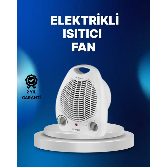 AsilTech Mini Elektrikli Isıtıcı – 2000W Güç, Fanlı Isıtma, 3 Isı Modu