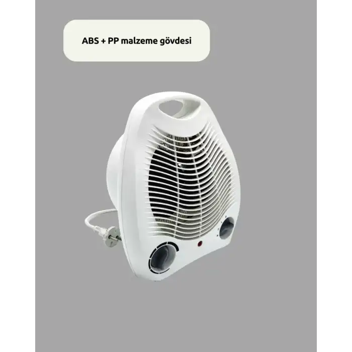 AsilTech Mini Elektrikli Isıtıcı – 2000W Güç, Fanlı Isıtma, 3 Isı Modu