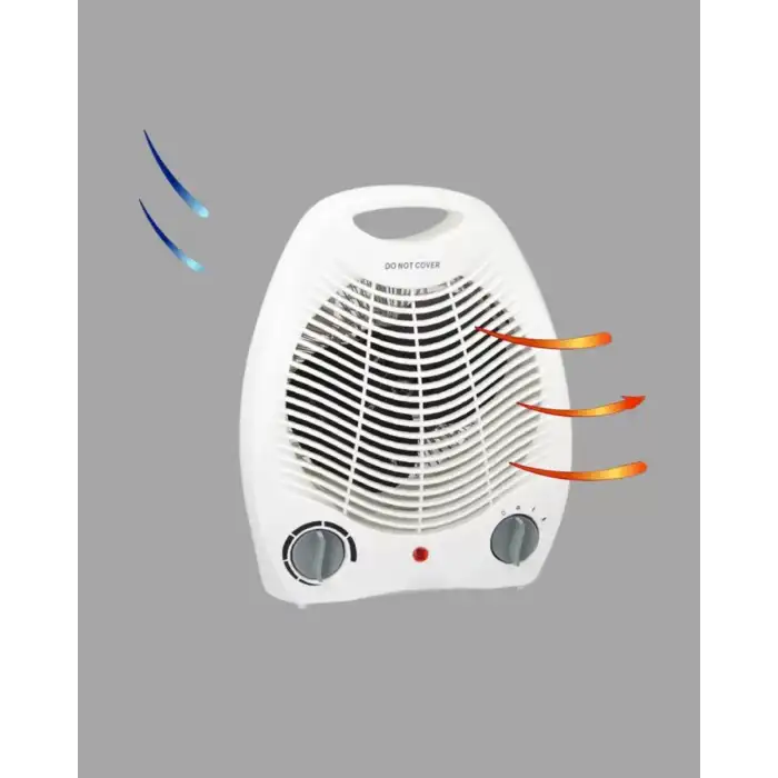 AsilTech Mini Elektrikli Isıtıcı – 2000W Güç, Fanlı Isıtma, 3 Isı Modu