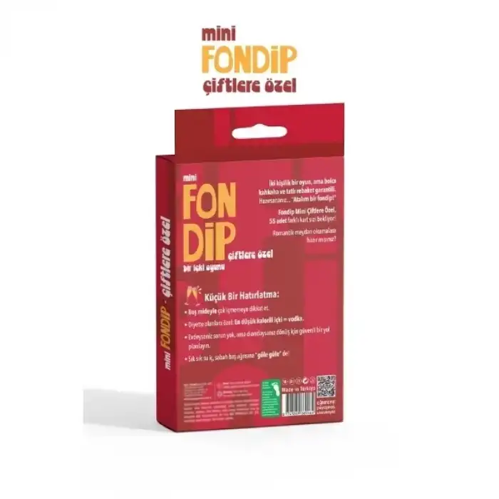 AsilTech Mini Fondip Çiftlere Özel Eğlenceli Kart Oyunu