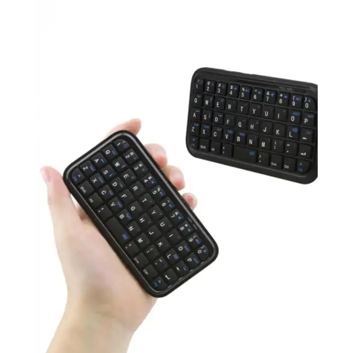 AsilTech Mini Kablosuz Bluetooth Klavye USB Şarjlı Taşınabilir Klavye