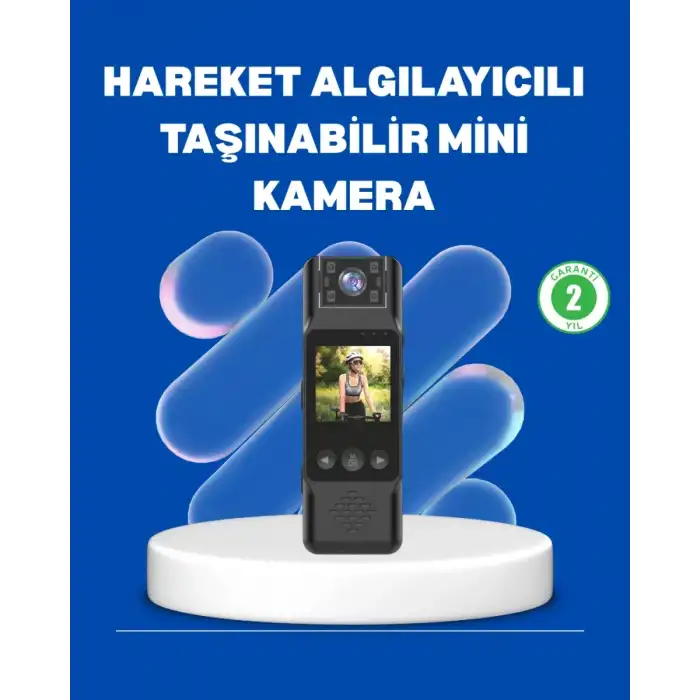 AsilTech Mini Kamera 1080P Full HD Döner Lens Taşınabilir