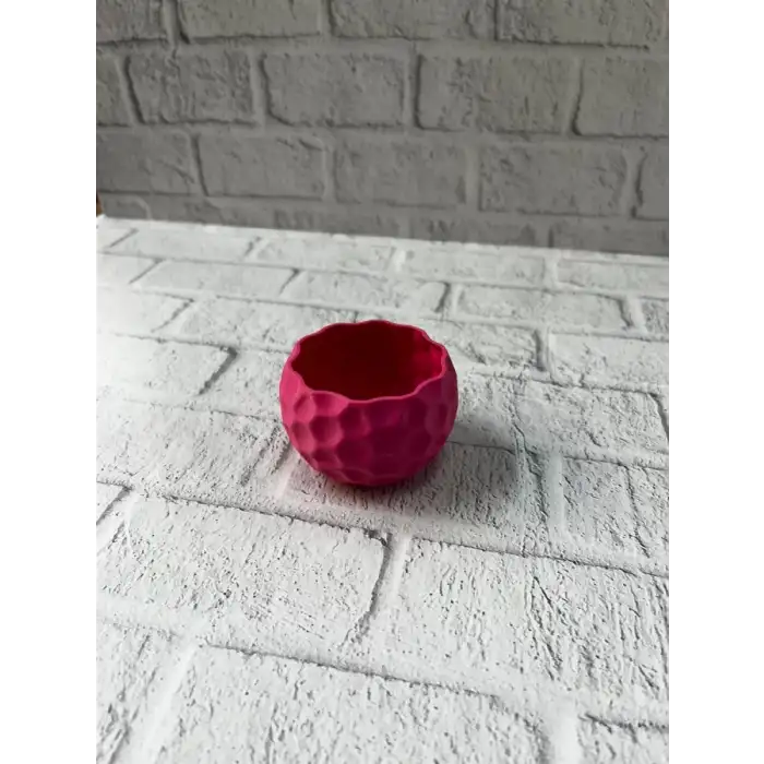 AsilTech Mini Mor Dekoratif Saksı 5 cm Modern Masaüstü Bitki Saksısı