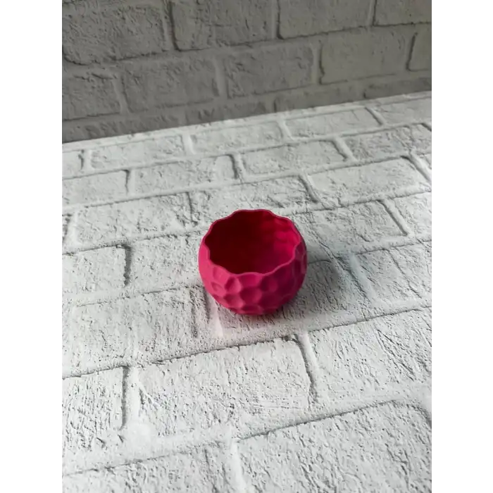 AsilTech Mini Mor Dekoratif Saksı 5 cm Modern Masaüstü Bitki Saksısı