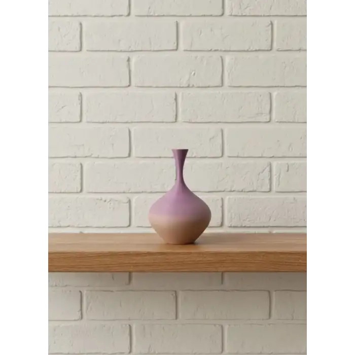 AsilTech Mini Rainbow Dekoratif Vazo 8 cm Renk Geçişli Modern Tasarım