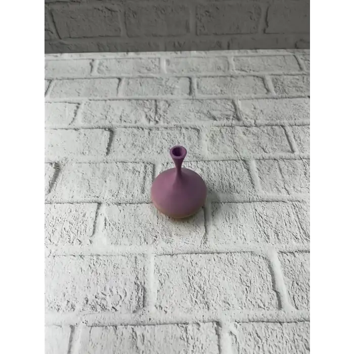 AsilTech Mini Rainbow Dekoratif Vazo 8 cm Renk Geçişli Modern Tasarım