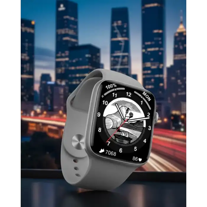 AsilTech Modern Tasarımlı Akıllı Saat Uzun Pil Süresi ve Net Ekran