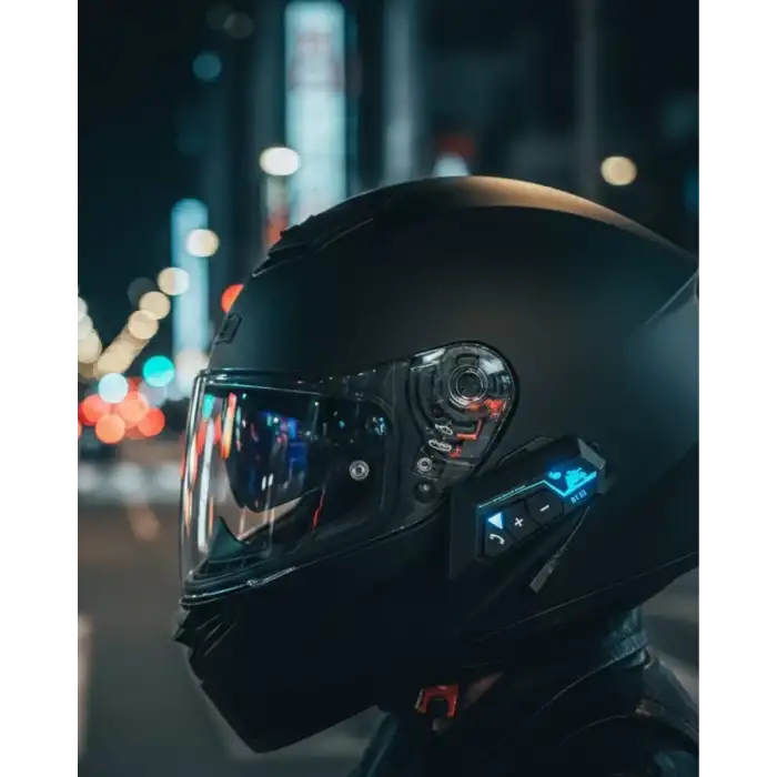 AsilTech Motosiklet Kask Bluetooth Kulaklık 20 Saat Konuşma Süresi