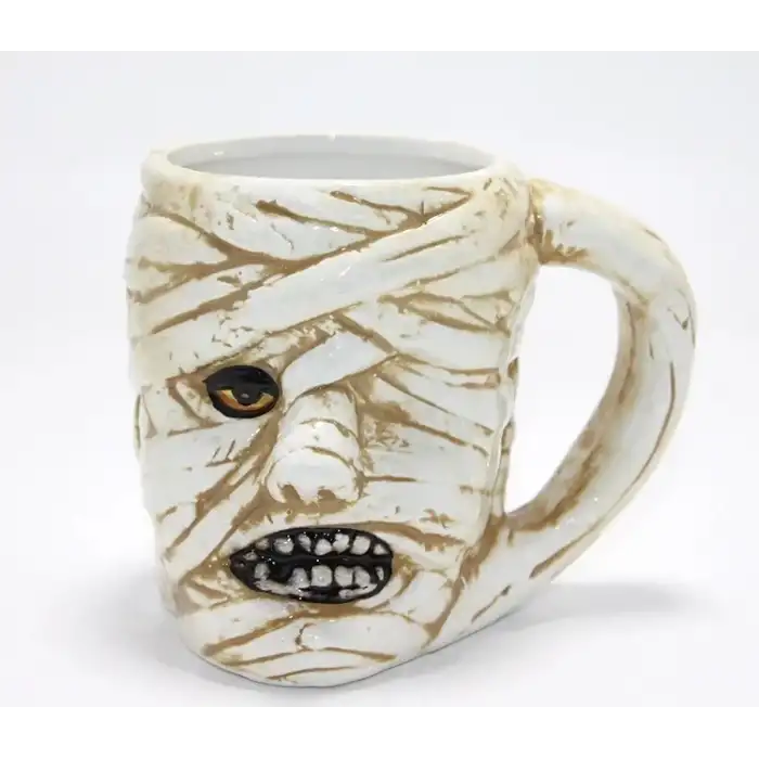 AsilTech Mumya Figürlü 3D Kabartmalı Kupa Bardak