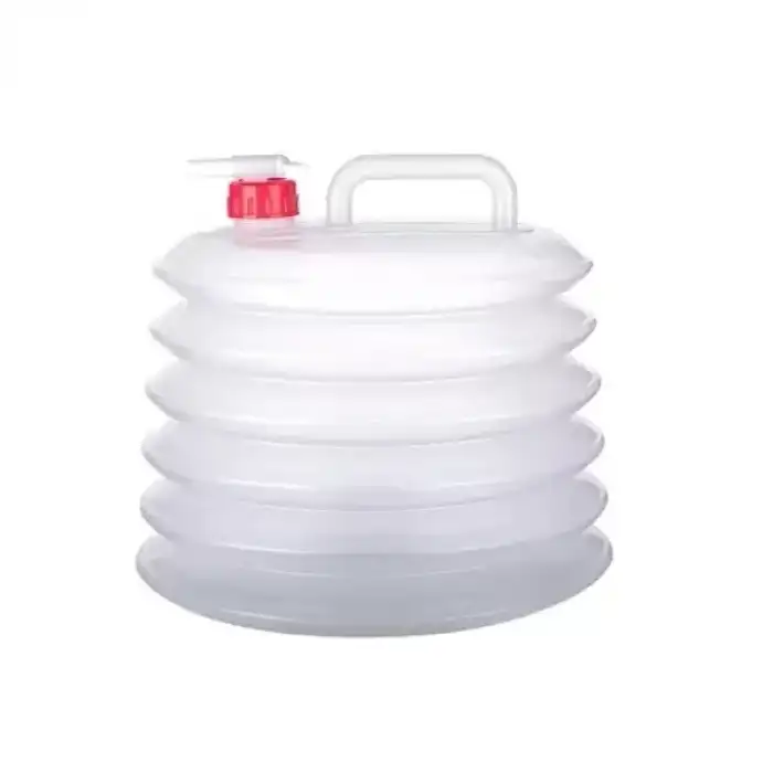 AsilTech Musluklu Akordiyon Katlanır Su Bidonu 10 Litre