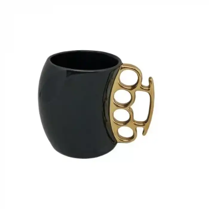 AsilTech Muşta Tasarımlı Seramik Kupa