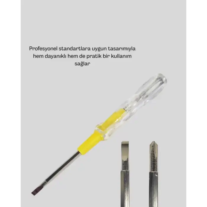 AsilTech Neon Işıklı Elektrik Kontrol Kalemi