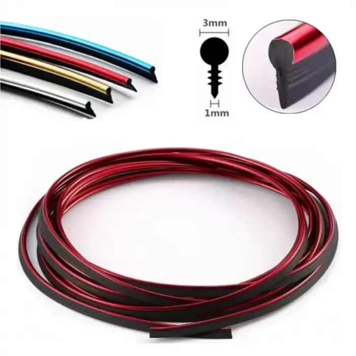 AsilTech Nikelaj Fitilli Torpido Şeridi 1 Metre Parlak Kırmızı