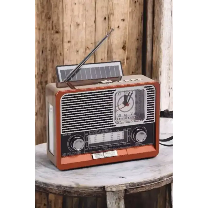 AsilTech Nostaljik Radyo USB,AUX Ve SD Kart Girişli Bluetooth Bağlantılı