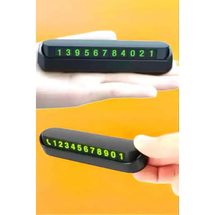 AsilTech Numaralık Araç İçi Araba Araç Park Numaratör Telefon Numarası Yazma
