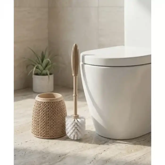 AsilTech Örgü Desenli Tuvalet Fırçası