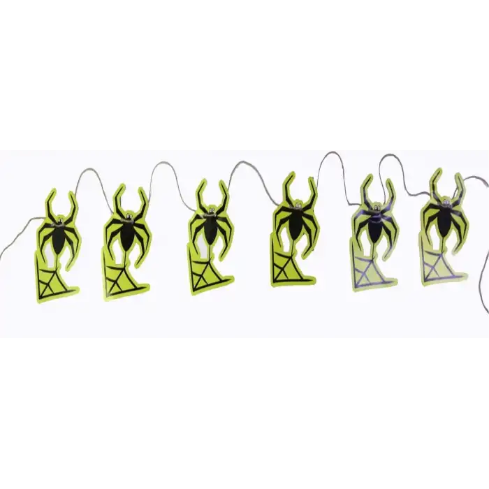 AsilTech Örümcek Şekilli Asmalı Halloween Flama Banner Afiş 2 Metre